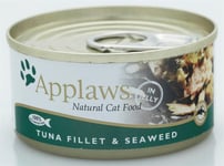 Applaws - 12 x Wet Cat Food 70 g - Tuna & Seaweed