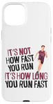 iPhone 15 Plus Running Runner Half Marathon Vintage It's Not How Fast You Case