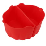 (Red)Silicone Cook Pot Divider 220 2Pcs Slow Cooker Divider Liner Dishwasher