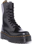 Dr Martens 25565001 Jadon Hi Yellow Stich Side Womens Trainer Black UK 3 - 12