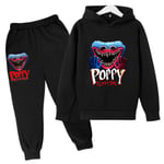 Kids Poppy Playtime Hoodie Set Huggy Wuggy Skräck Cosplay  cm 150