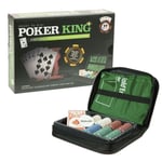 Poker King Travel Set Texas Hold Em Game Gift Stocking Filler