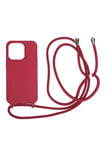 Mobile Origin Lanyard Case cherry - iPhone 14 Pro