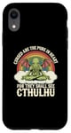 iPhone XR Funny Cthulhu Mythos Quote, Retro Yoga Cthulhu Case