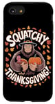 Coque pour iPhone SE (2020) / 7 / 8 Thanksgiving Bigfoot Pilgrim Turquie Squatchy Thanksgiving