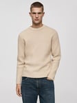 Mango Borges Jumper, Pastel Brown