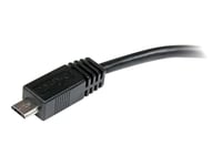 Startech.Com 6In Micro Usb To Mini Usb Adapter Cable M/F - Micro Usb Male To Mini Usb Female - Micro Usb To Mini Usb Adapter (Uusbmusbmf6) - Usb-Adapter - Mini-Usb Typ B (Hona) Till Mikro-Usb Typ B (Hane) - Usb 2.0 - 15.24 Cm - Svart - För P/N: Usb2