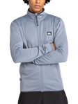 Quiksilver Men's Zip-Through Sweatshirt, Flint Stone