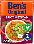 Ben's Original Spicy Mexican Style Rice - 220g - Pack of 8 Bbe Nov 2025