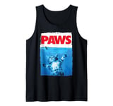 Paws Cat and Mouse Top, Cute Funny Cat Lover Parody for fans Tank Top