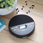 Portable CD Player with External Speakers FM Radio Anti-Skip Bluetooth