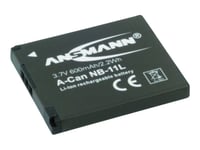 Ansmann A-Can Nb 11 L - Batteri - Li-Ion - 600 Mah - For Canon Ixus 17X, 18X, 190, 285  Ixy 190, 640  Powershot Sx420  Powershot Elph 180, 190, 360