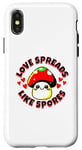 iPhone X/XS Love Spreads Like Spores Cute Funny Kawaii Mushroom Case