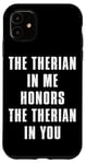 Coque pour iPhone 11 The Therian In Me rend hommage à Alter Kin Otherkin Therian