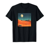 Desert With Red Sand Vintage Landscape Graphic T-Shirt