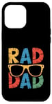 Coque pour iPhone 12 Pro Max Lunettes de soleil Rad Dad Cool Cadeau pour les pères à la mode Daddy Pops