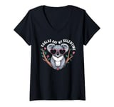 Womens Koalas Are My Valentine Cute Koala Bear Valentines Day V-Neck T-Shirt