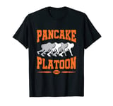 Mens Football Offensive Lineman Pancake Platoon Linemen Line T-Shirt