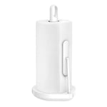 simplehuman KT1205 Porte-essuie-Tout avec Bras de Tension, Support Papier essuie-Tout de Cuisine, Porte-Serviettes en Papier, Acier Blanc