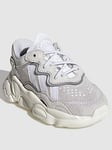 adidas Originals Infant Unisex Ozweego Trainers - White, White, Size 9 Younger