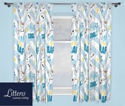 66" x 72" Disney Frozen Olaf Pair Curtains, Ready Made, Childrens, Kids