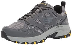 Skechers Homme Hillcrest Sneaker, Charcoal Black, 46 EU