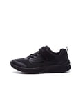 Skechers Garçon Microspec Texlor Basket, Noir, 37 EU