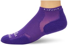 Thorlos Unisex's Experia Xccu Thin Cushion Running Low Cut Socks, Tiger Paw Electric Purple (1 Pair), Medium