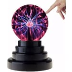 Veilleuse 3 pouces Magic Plasma Ball Light lumière de boule de plasma tactile pour la décoration de fête prop Home Veilleuse