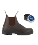 Blundstone Unisex #550 Walnut Brown Chelsea Boot with Cream - Size UK 10.5