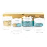 Set Luminarc 4 Bocaux Verre 750ml