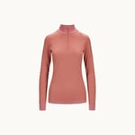 Tufte Bambull Half Zip, Dame Pink S