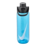 Nike TR Renew Recharge Water Bottle (Blue Fury) material_Synthetic - One Size