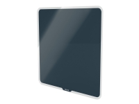 Leitz Cosy - Whiteboard-tavla - väggmonterbar - 450 x 450 mm - tempererat glas - magnetisk - sammetsgrå