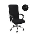 Housse de Chaise de Bureau Universelle Extensible Microfiber Lavable Couverture de Chaise Bureau Housses de Fauteuil Extensibles Confortable