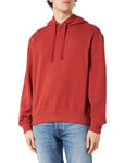 HUGO Men's Dapo Sweatshirt, Dark Red609, L