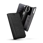 Diarycase 2.0 Coque clapet en cuir véritable avec support aimanté pour Apple  iPhone 14 Plus, Minuit Noir - Neuf