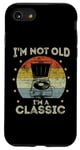 Coque pour iPhone SE (2020) / 7 / 8 Tourne-disque rétro vintage I'm Not Old I'm Classic Meme Funny