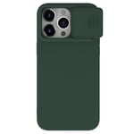 Case Nillkin CamShield Silky Silicone Apple iPhone 15 Pro dark green