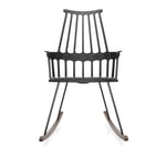 Kartell - Comback Rocking Chair Black - Fåtöljer - Patricia Urquiola - Svart - Trä/Plast