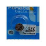 [Ref:X703243] RENATA Blister de 1 Pile bouton oxyde argent X377 SR626SW