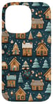 Coque pour iPhone 14 Pro Mignon, Vacances, Hiver, Village, Noël