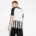 NIKE Men's Striped Division Iii Short Sleeve Top, Black/White/White/Black, S UK