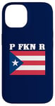 Coque pour iPhone 14 P FKN R Puerto Rico Fan Espagnol Musique Drôle Meme Urban Slang