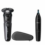 Philips Series 5 Men's Wet and Dry Shaver and Nose Trimmer S5588/26