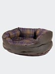 Barbour Wax/Cotton Dog Bed 24in in Classic / Olive