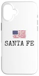 Coque pour iPhone 16 Plus Santa Fe City, États-Unis, drapeau, État, voyages, États-Unis, Amérique, femmes, hommes