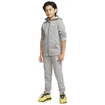 Nike U NSW Core BF TRK Suit Survêtement Garçon, Carbon Heather/Dark Grey/Carbon Heather/(White), FR : S (Taille Fabricant : S)