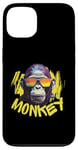 iPhone 13 Angry Monkey King Gorilla Face Funny Graphic Men Women Kids Case