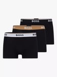 BOSS Power Cotton Blend Trunks, Pack of 3